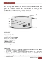 Preview for 5 page of Orbegozo TO 4500 Operation Manual