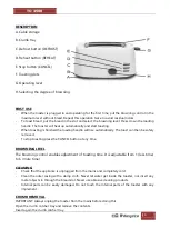 Preview for 10 page of Orbegozo TO 4500 Operation Manual