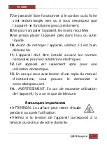 Preview for 13 page of Orbegozo TO 4500 Operation Manual