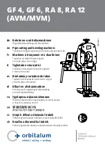 Preview for 1 page of Orbitalum GF 4 Translation Of Original Operating Instructions And Spare Parts List