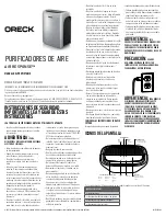 Preview for 9 page of Oreck Air Response WK16000 User Manual