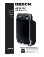 Oreck AirInstinct AIR75B User Manual preview