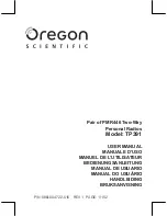 Oregon Scientific TP391 User Manual preview