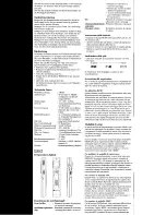 Preview for 4 page of Oregon Scientific VR368 Operating Instructions Manual