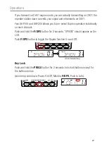 Preview for 27 page of Oricom UHF100 Operating Instructions Manual