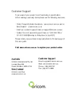 Preview for 36 page of Oricom UHF100 Operating Instructions Manual