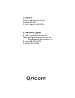 Preview for 24 page of Oricom UHF2100 Manual