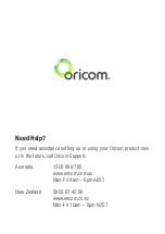 Preview for 3 page of Oricom UHF2390 Operating Instructions Manual