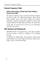 Preview for 27 page of Oricom UHF2390 Operating Instructions Manual