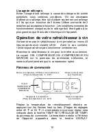 Preview for 13 page of Orien FSW-120 Use And Care Manual