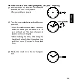 Preview for 43 page of ORIENT STAR SDA02001W0 Manual