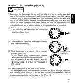 Preview for 47 page of ORIENT STAR SDA02001W0 Manual