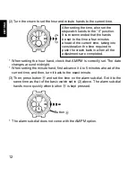 Preview for 12 page of Orient KFA (TD) Instruction Manual