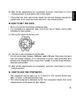 Preview for 13 page of Orient TT(KFB) Instruction Manual