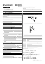 Oriental motor HM-6134-15 Operating Manual preview