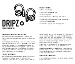 Origaudio DRIPZ User Manual preview