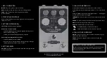 Preview for 2 page of Origin Effects REVIVALTREM BIAS TREMOLO Getting Started Manual