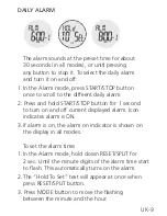 Preview for 9 page of ORIGO Digital compass watch Instruction Manual