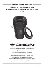 Orion 5745 Instruction Manual preview