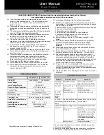 Preview for 2 page of Orion OFFICE PRO LCD 750VA User Manual