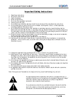 Preview for 7 page of Orion OLS-32 User Manual