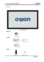 Preview for 8 page of Orion OLS-32 User Manual