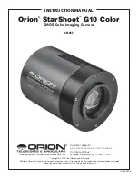 Orion StarShoot G10 Color Instruction Manual preview