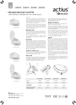 Preview for 3 page of Orliman actius ACAB04 UNI Instructions For Use And Care