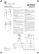 Preview for 3 page of Orliman actius ACAN06 Instructions For Use And Care