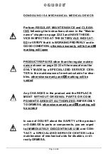 Preview for 6 page of Ormesa DONDOLINO 1 Use And Maintenance Handbook