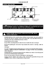 Preview for 8 page of Ormesa DONDOLINO 1 Use And Maintenance Handbook