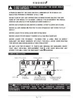 Preview for 9 page of Ormesa DYNAMICO 1 Use And Maintenance Handbook