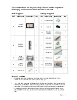 Preview for 2 page of Orno OR-VID-CK-1039 Safety & Operating Instructions Manual