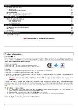 Preview for 4 page of ORTAL Clear 130 LS Installation And Operation Manual