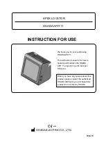 Preview for 1 page of Osada APIT 11 Instructions For Use Manual