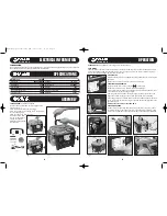 Preview for 4 page of Osaki Power Tools GTS800 Operator'S Manual