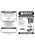 Preview for 1 page of Osaki Power Tools PDB132 Operator'S Manual