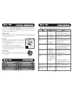 Preview for 4 page of Osaki Power Tools PDB132 Operator'S Manual