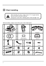 Preview for 8 page of Osaki OS-7200H Pinnacle User Manual