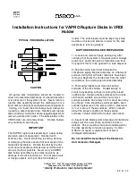 Preview for 1 page of Oseco VAPRO Installation Instructions