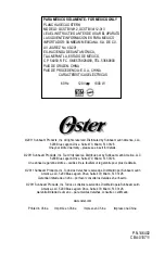 Preview for 26 page of Oster GCSTBV4112 Instruction Manual