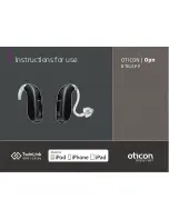 oticon BTE13 PP Instructions For Use Manual preview