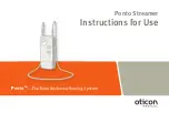 Preview for 2 page of oticon ponto streamer Instructions For Use Manual