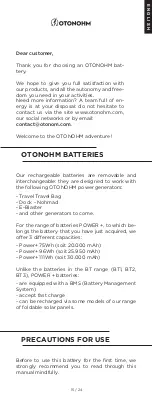 Preview for 15 page of Otonohm POWER+ Manual