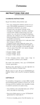 Preview for 18 page of Otonohm POWER+ Manual