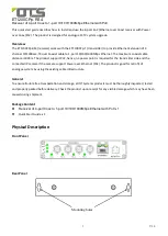 OTS ET1200CPp-RS4 Quick Start Manual preview