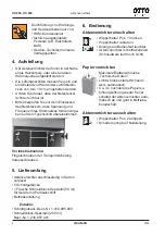 Preview for 4 page of Otto Office OS 850 Operating Instructions Manual