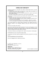 Preview for 22 page of Outback Ranger 3 Assembly And Operating Instructions Manual