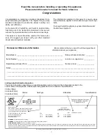 Preview for 2 page of Outdoor GreatRoom Company CF-1224 Owner'S Manual