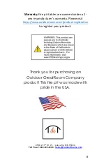 Preview for 8 page of Outdoor GreatRoom Company Cove CV-1242 Installation Instructions Manual